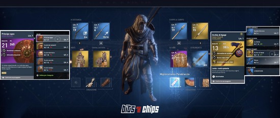 Assassins Creed Origins armi