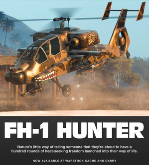 gta online elicottero hunter