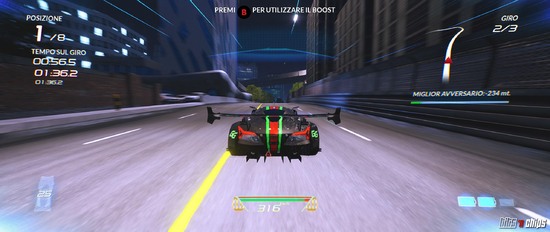 xenon racer night gameplay